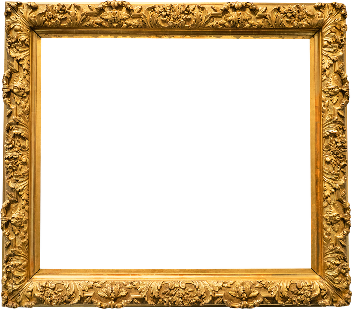 Ornamental Baroque Frame Cutout